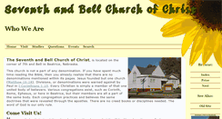 Desktop Screenshot of churchofchrist7bell.com